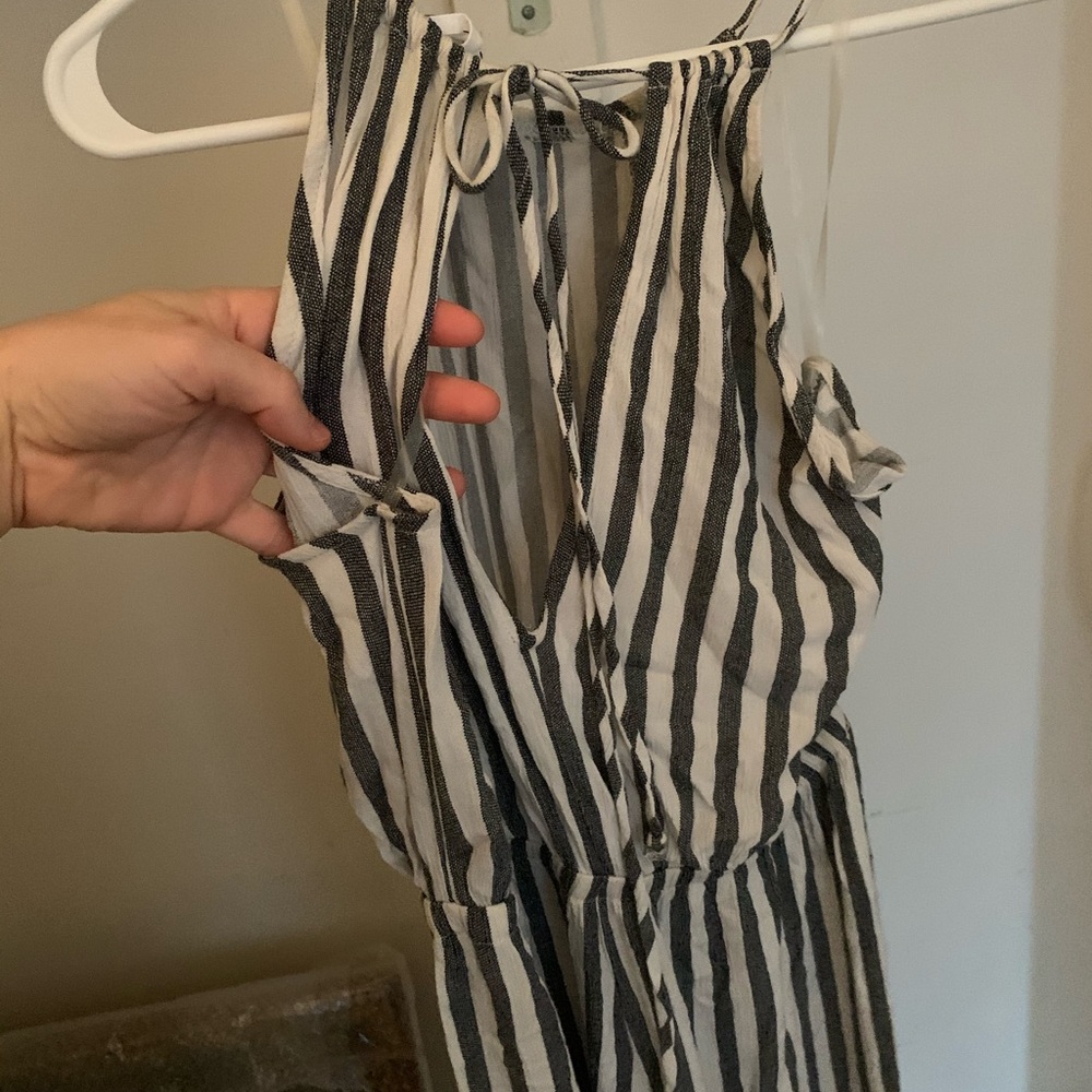Striped romper